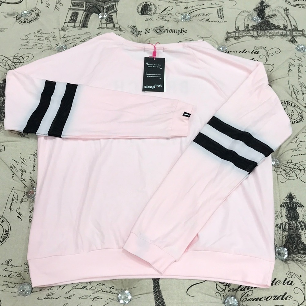 🎁 Sleep Riot Long Sleeve Top Pyjama - Picture 4 of 8